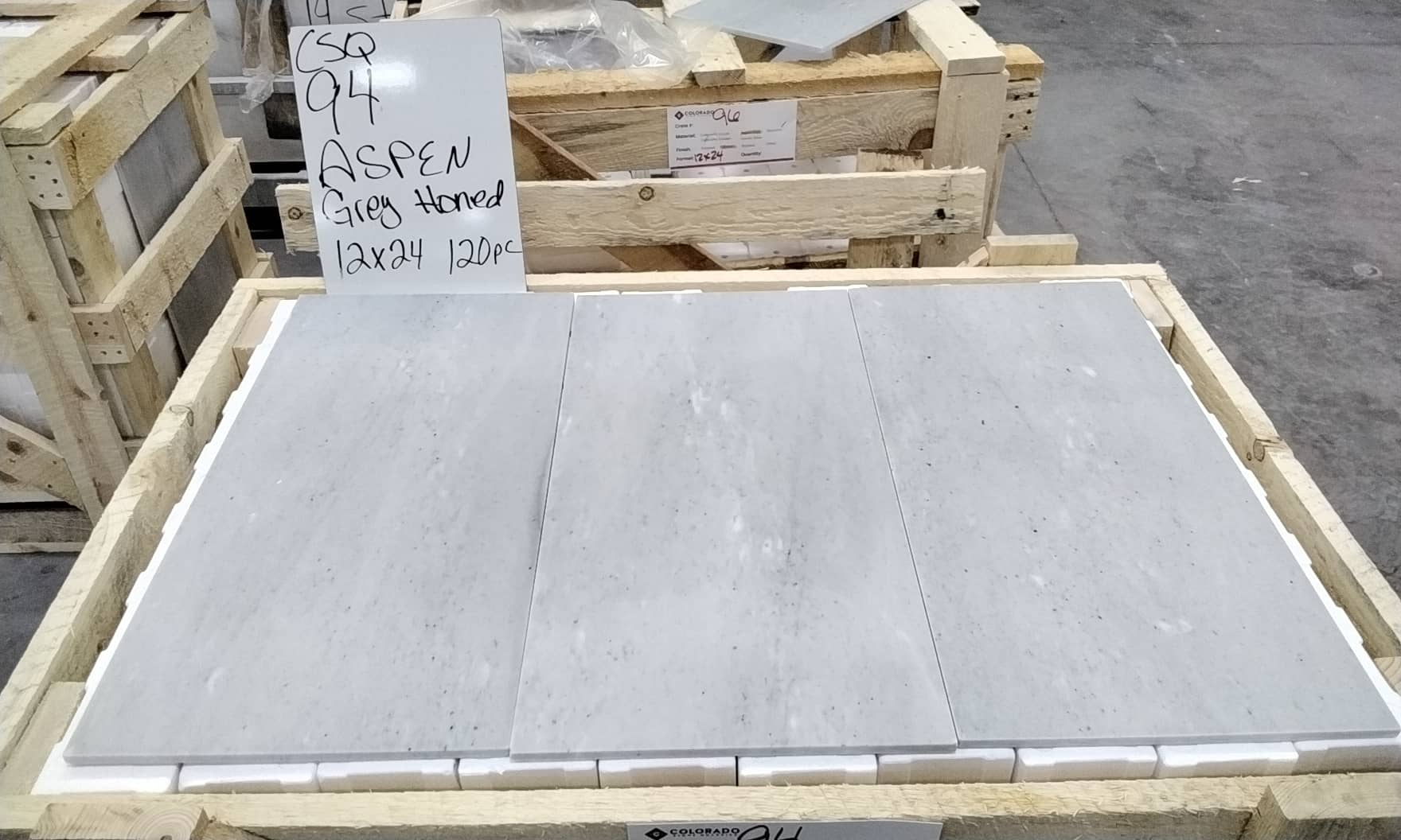 Crate 94 Aspen Grey 12x24 Honed