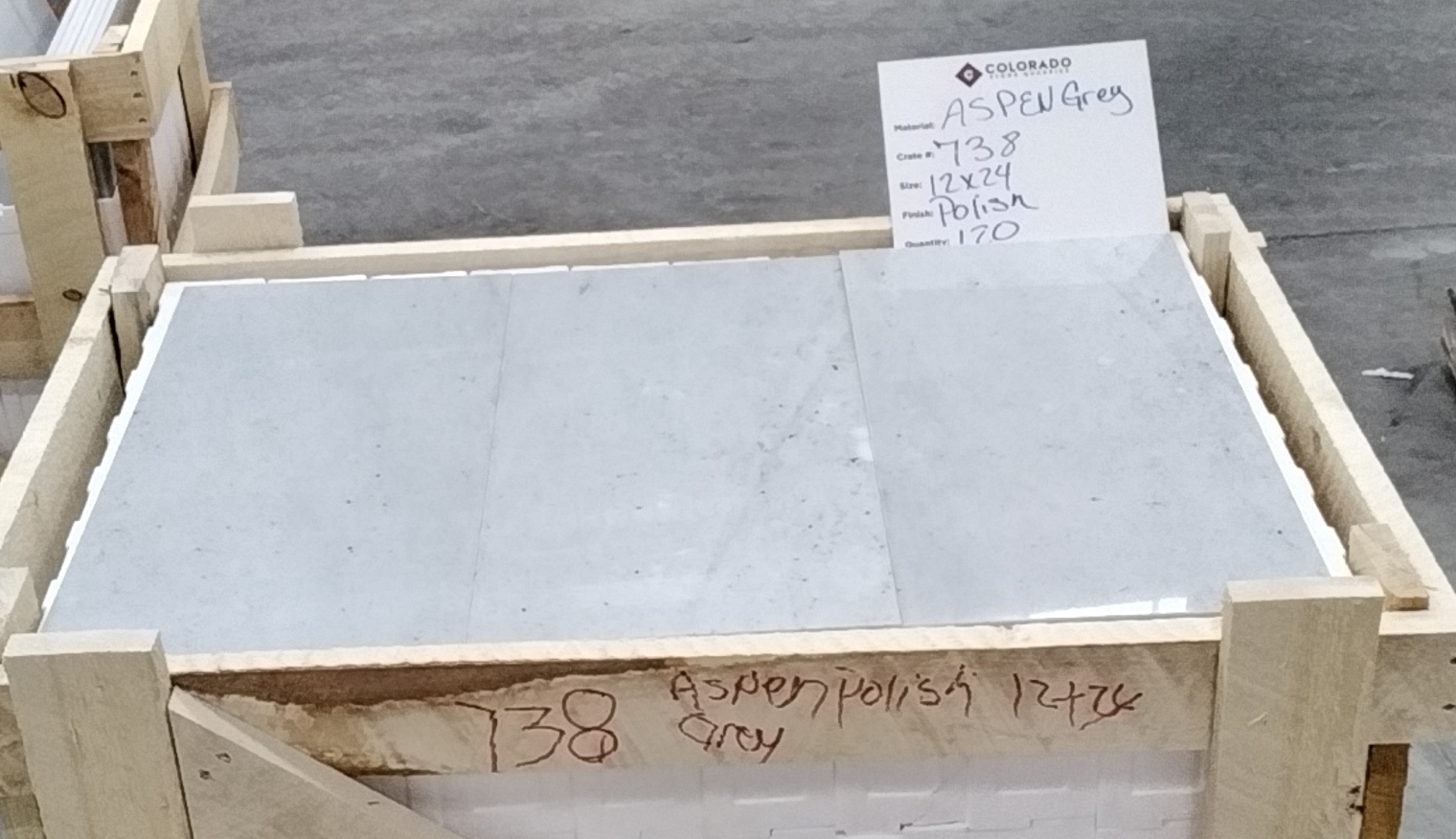 crate 738 Aspen Grey 12x24 Polished